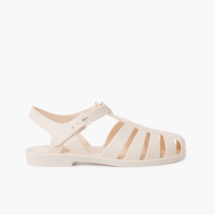 Sandales plastique mat Biarritz femme