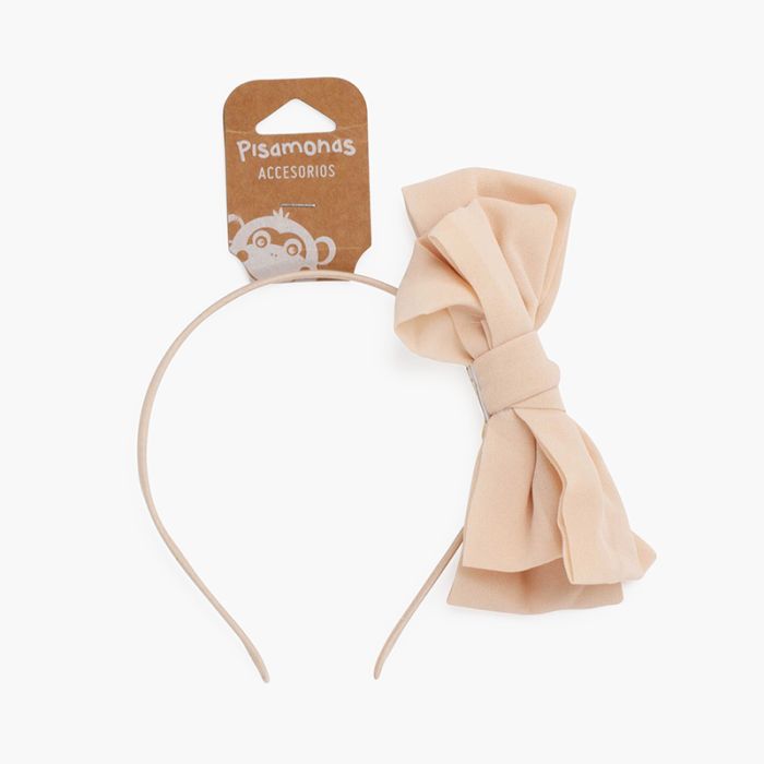 Bandeau à double nœud en mousseline de soie fine