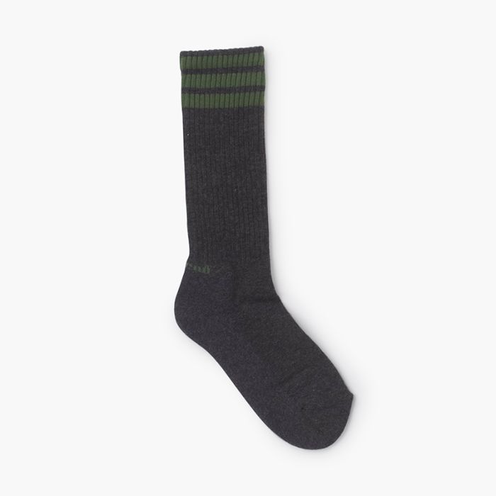 Chaussette de sport à triple rayure horizontale