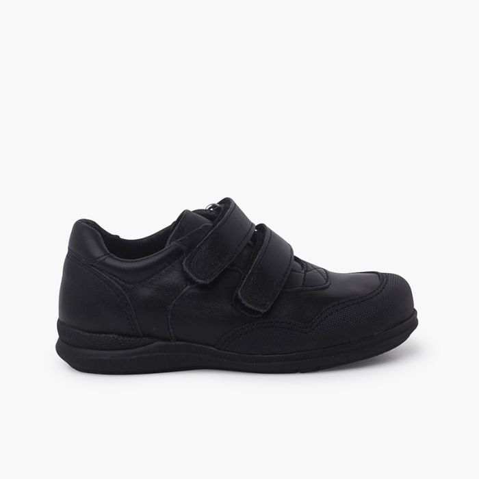 Chaussures d'école à bout renforcé et à double scratch