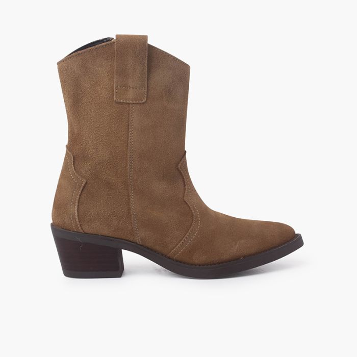 Bottes en suède de style country