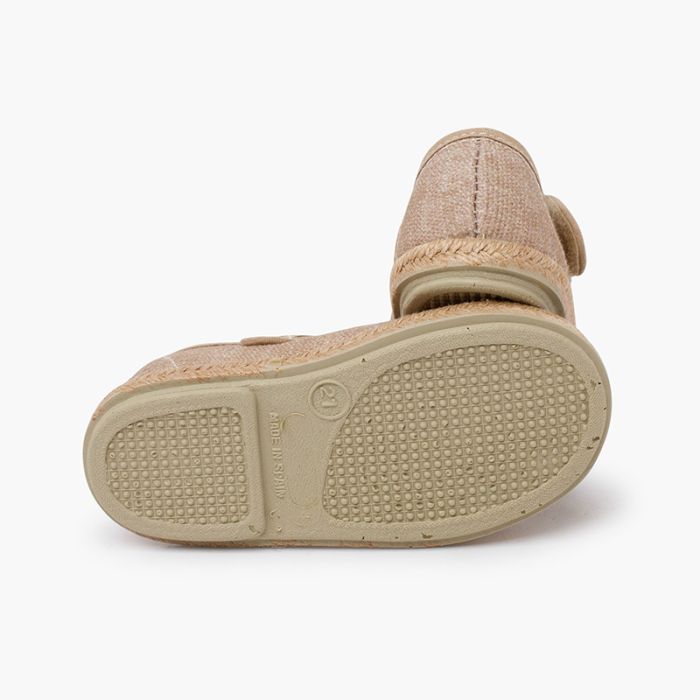 Chaussures Salome coton biologique semelle jute