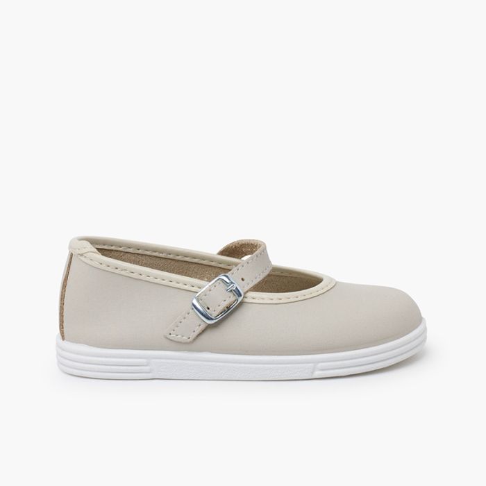 Chaussures babies en cuir lavable