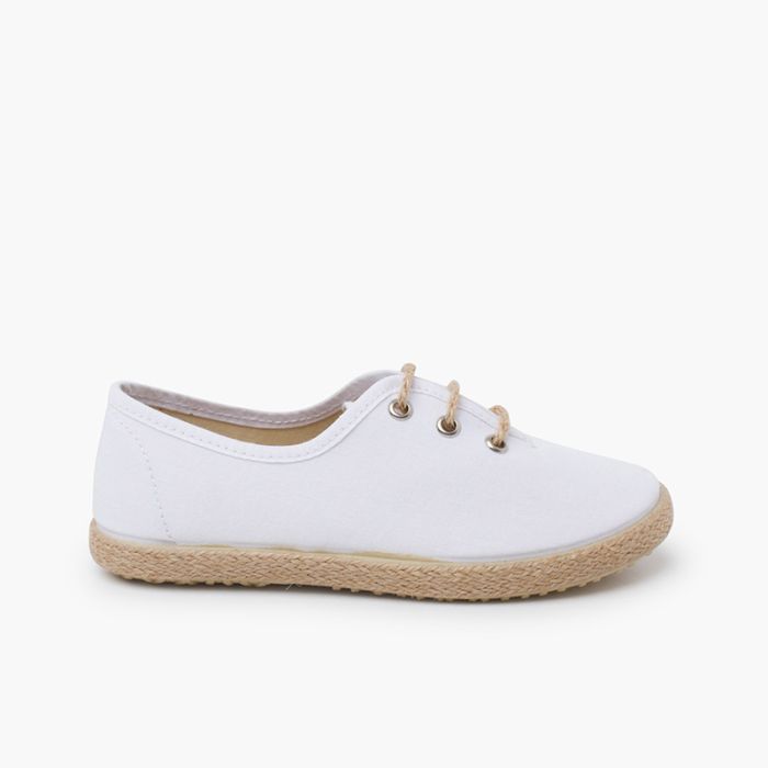 Derbies semelle espadrille