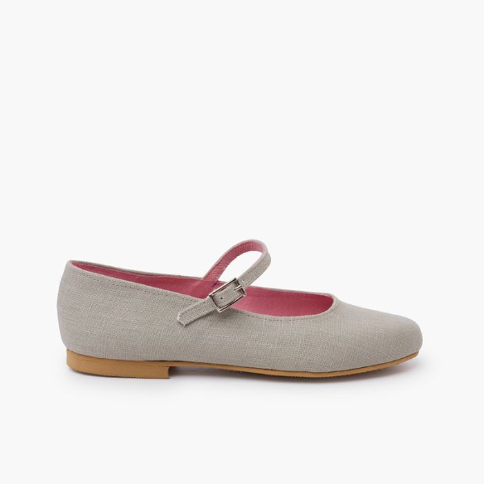 Chaussures babies en toile semelle classique