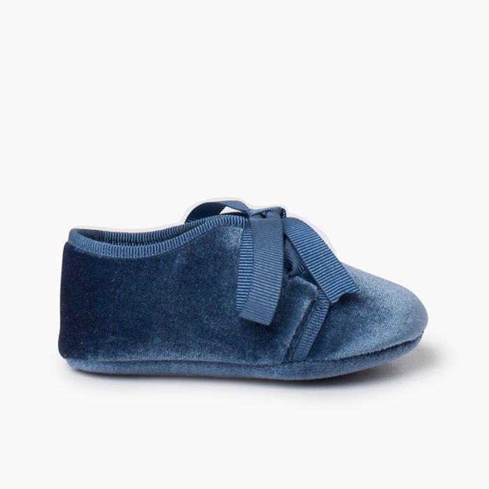 Bluchers velours ruban faya