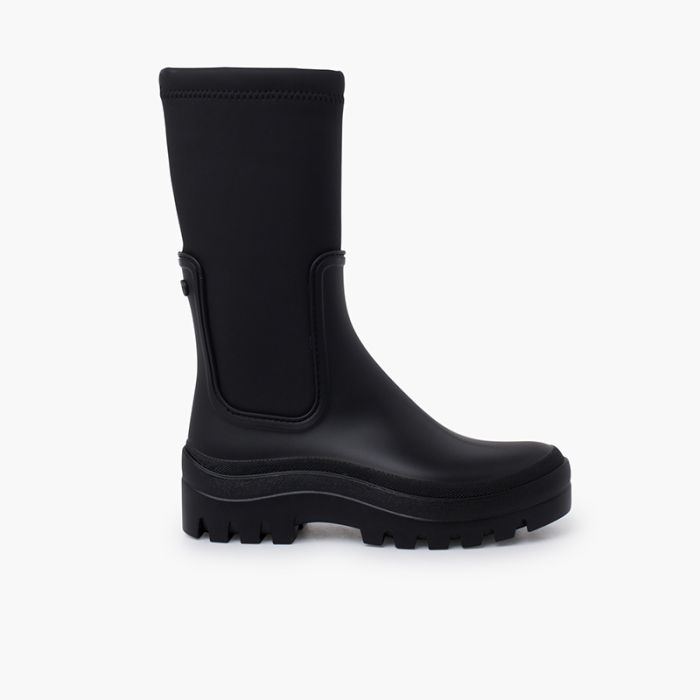 Bottes pluie femme doublure intérieure douce
