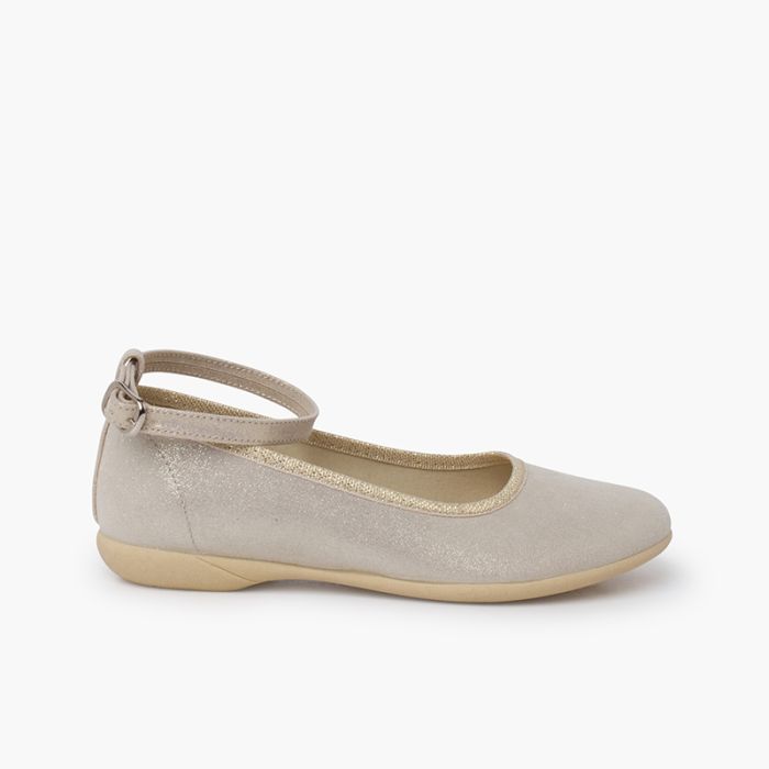 Ballerines nacrée brillante