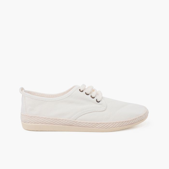 Baskets casual tailles hautes toile lavée
