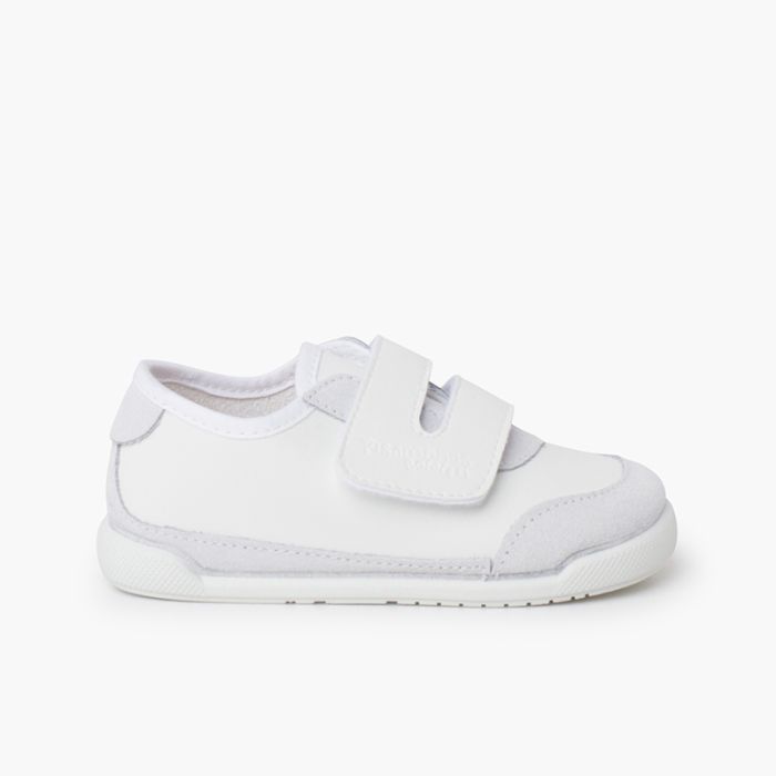 Baskets barefoot combinées semelle blanche