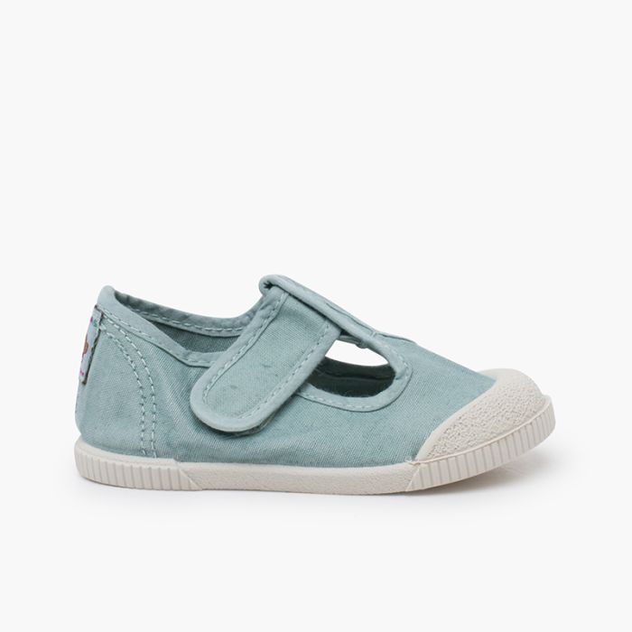 Salomés barefoot en toile lavée