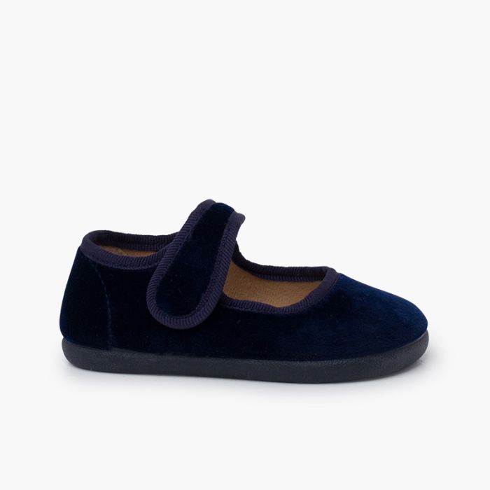 Babies barefoot velours bride scratch