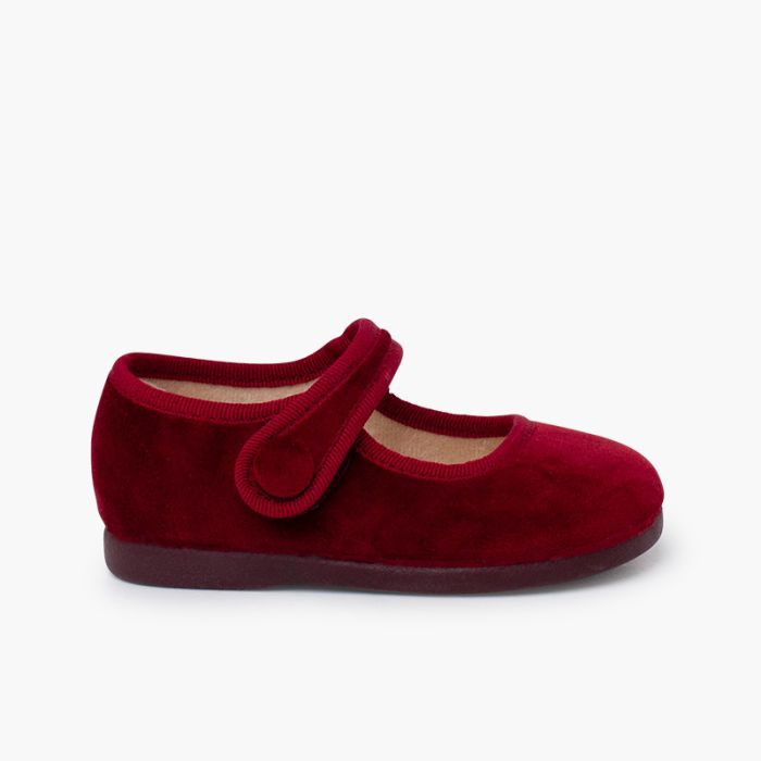 Babies velvet bride à scratch bouton