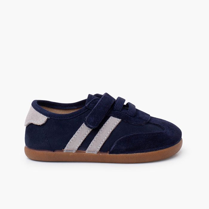 Baskets barefoot bandes latérales scratch