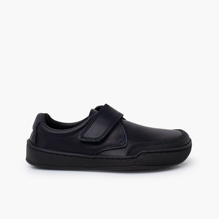 Chaussures école barefoot cuir garçon