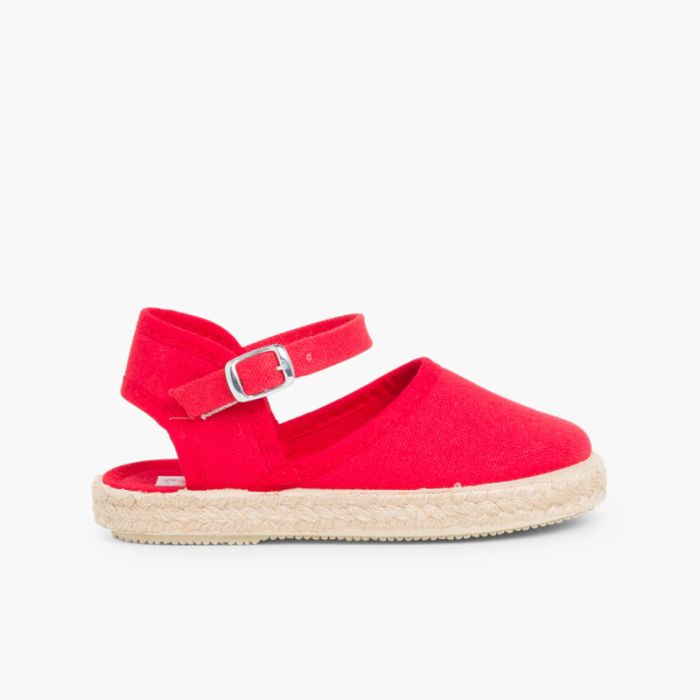 Espadrilles Enfant avec fermeture à boucle