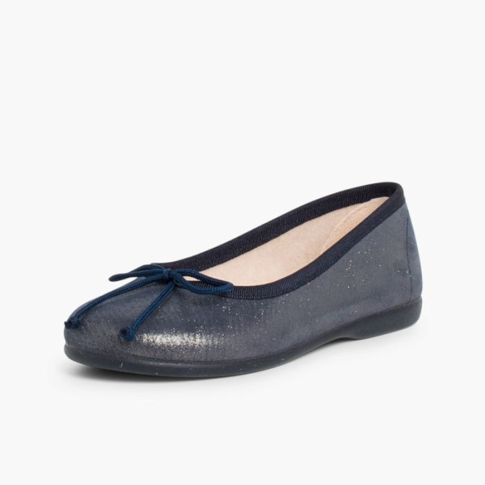 Ballerines fille bleu marine clearance