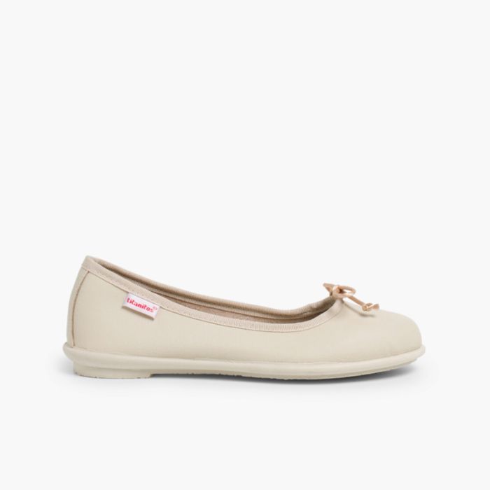 Ballerines pour Fille et Femme en Cuir Lavable 