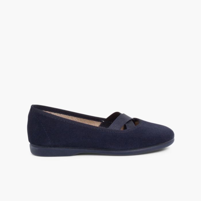 Ballerines Fille ruban croisé style ballet 
