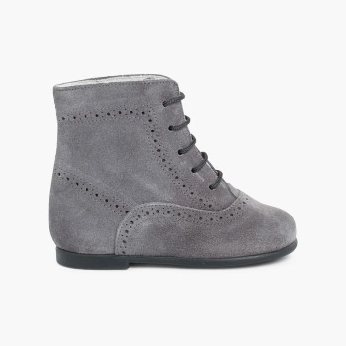 Bottines en suède