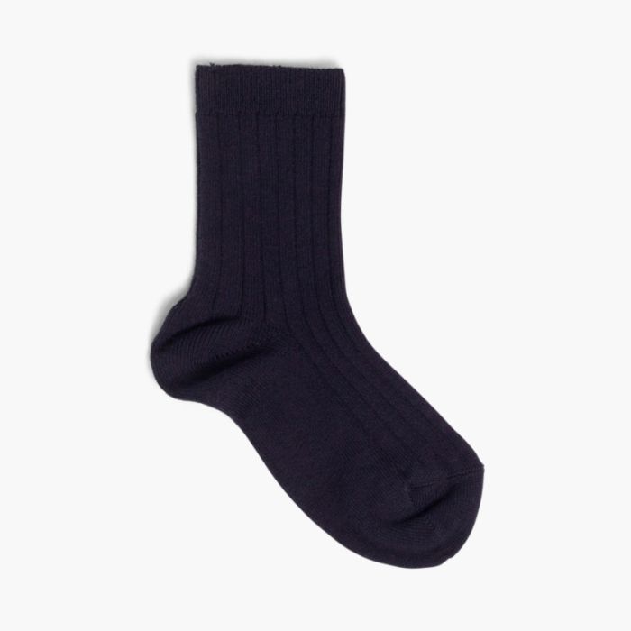 Chaussettes Courtes Enfant Maille Côtelée Condor