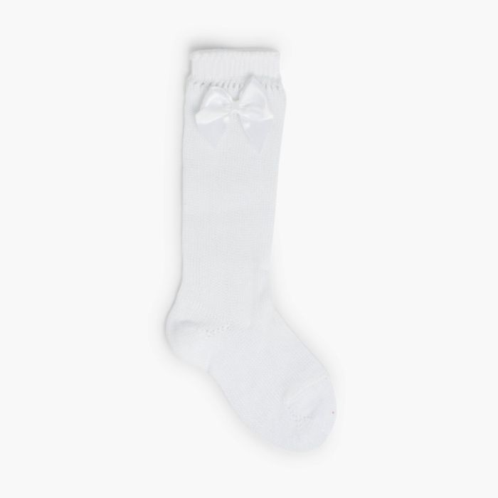 Chaussettes Hautes CONDOR Perlées avec Rubans