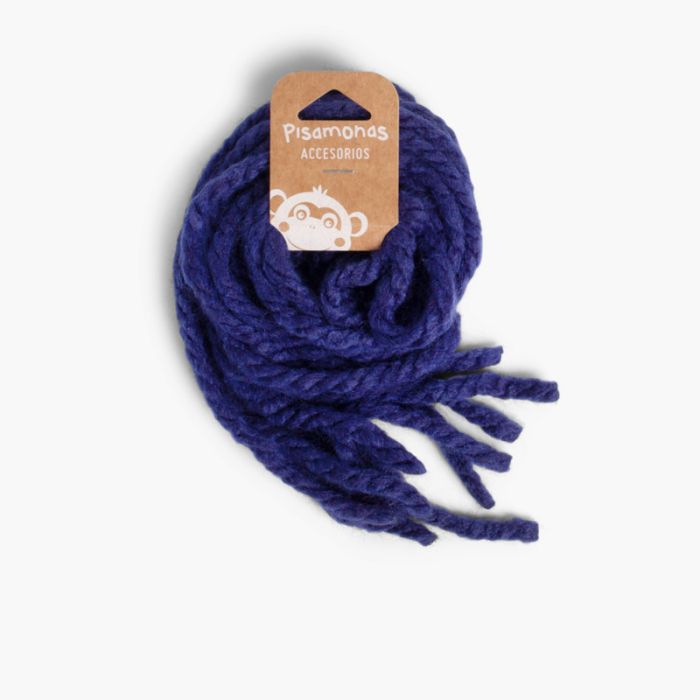 Attaches pour les cheveux des filles en laine unicolore 