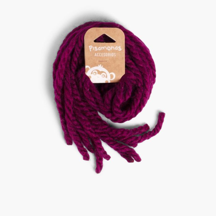 Attaches pour les cheveux des filles en laine unicolore 
