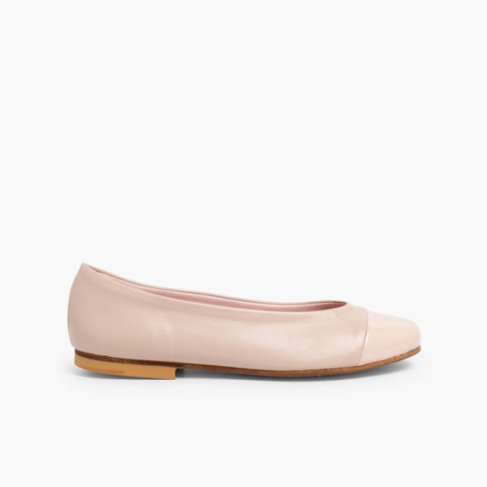 Ballerines Fille & Femme en Cuir Verni et Cuir Nappa