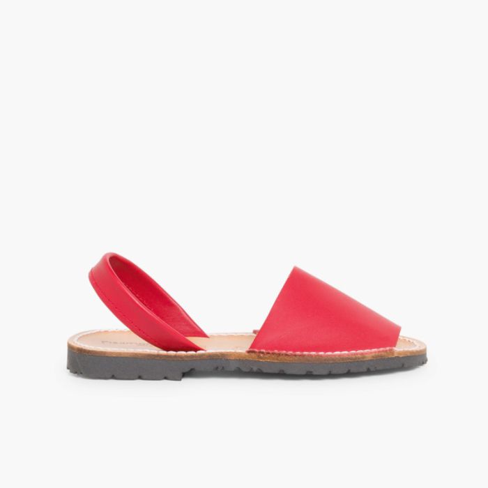Sandales Avarcas en cuir nappa