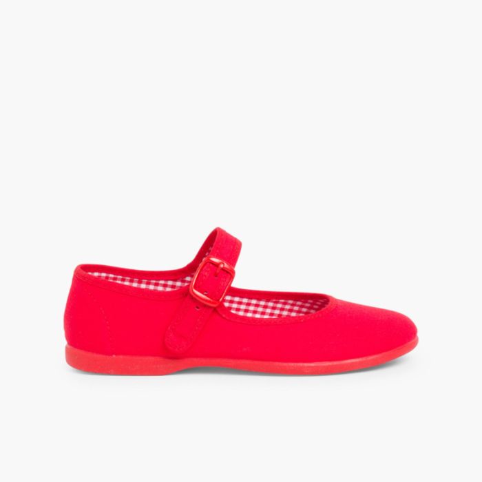 Chaussures en toile à boucle pour Fille (Grandes Tailles)