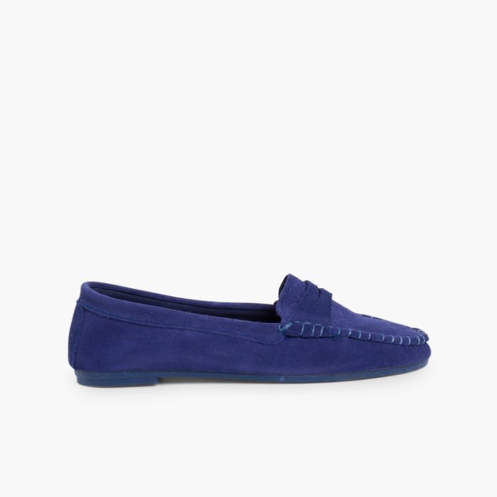 Mocassins en suède avec masque Norteñas