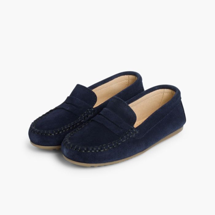 Mocassin bleu marine garcon hot sale