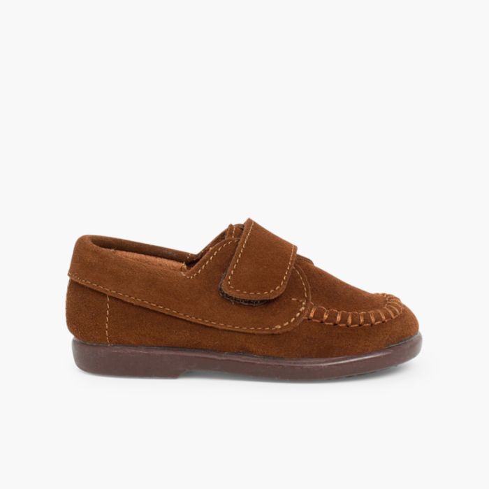 Mocassins en Suède à scratch 