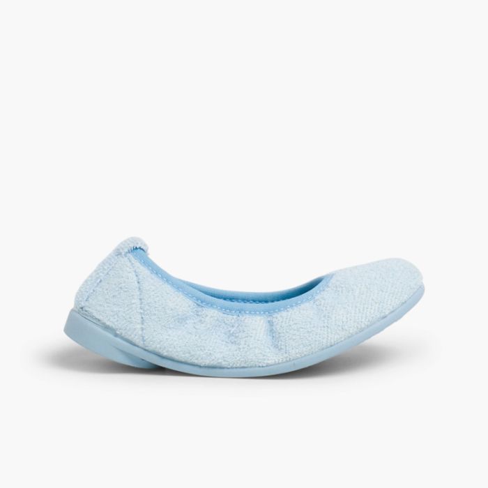 Chausson ballerine en Tissue Éponge pour filles