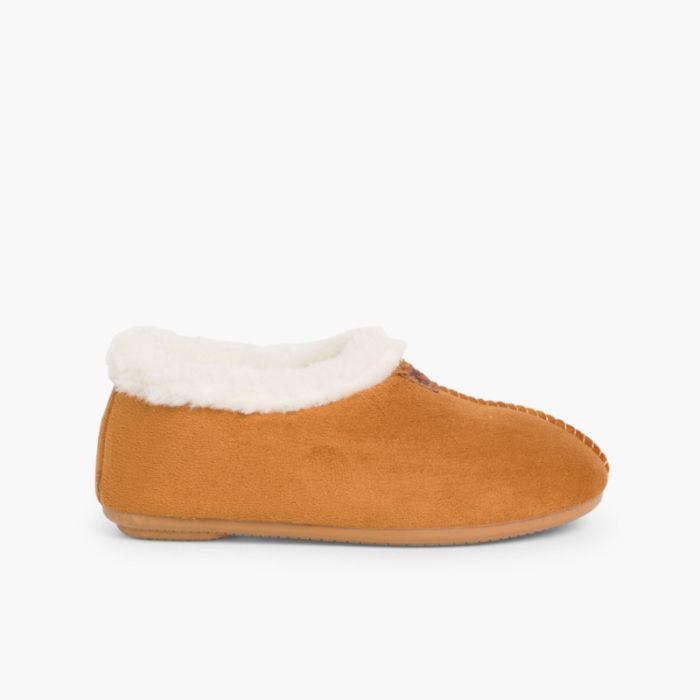 Chaussons Pantoufles Façon Peau de Mouton