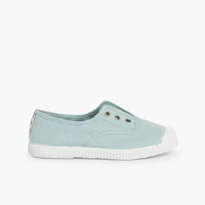 Chaussure toile sans lacet hot sale