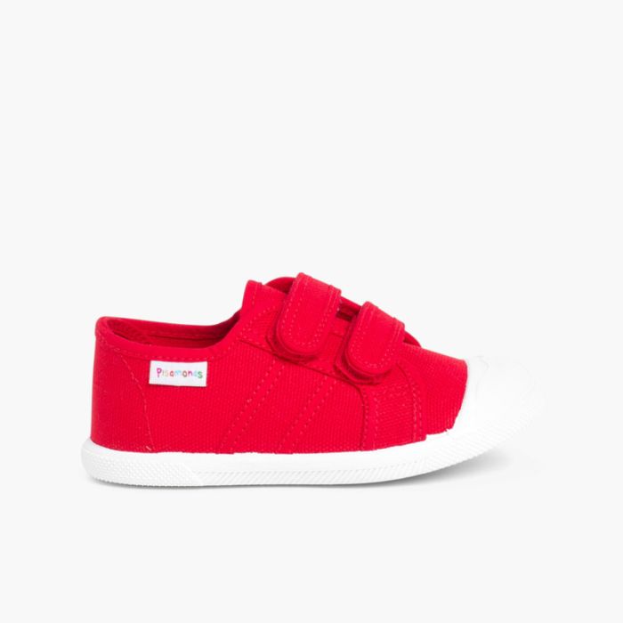 Baskets en Toile avec Scratchs pour Enfant