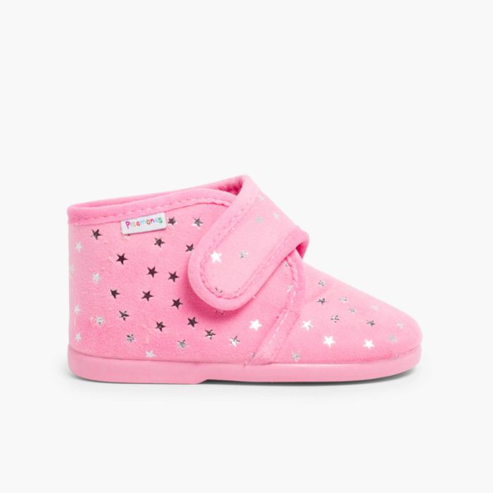 Pantoufles confortables pour enfant avec étoiles brillantes