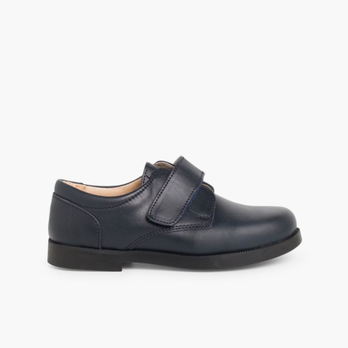 Chaussures d'école avec à scratch pour Garçon 