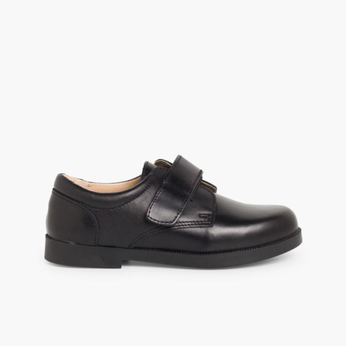 Chaussures d'école à scratch pour Garçon 
