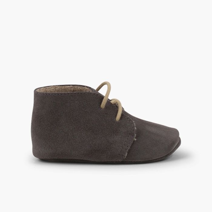 Bottines Bottes safari bébé fourrure poils courts 