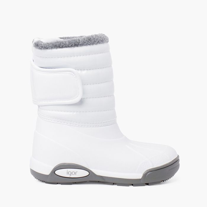 Bottes Après-ski Verni Doublure Fourrure Fermeture Réglable