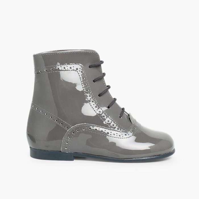 Bottes Filles Cuir Verni