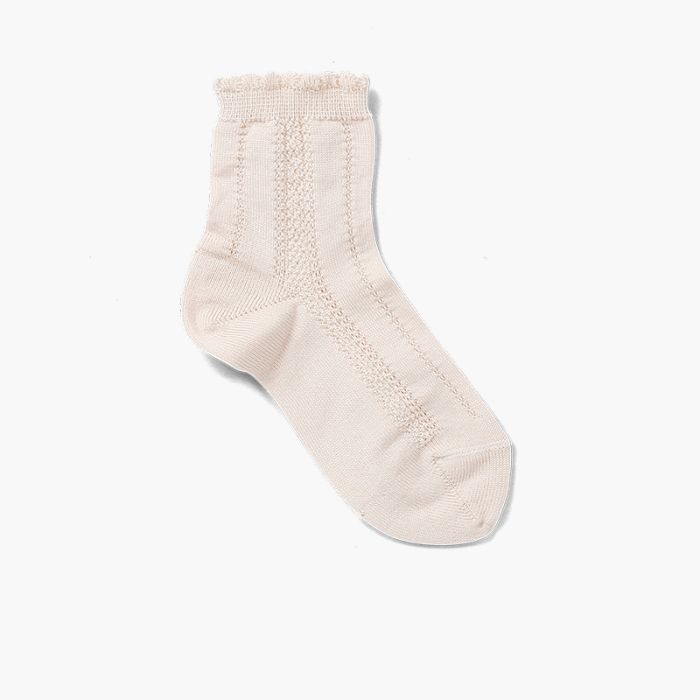 Chaussettes courtes ciselées