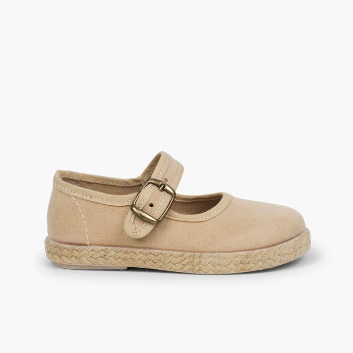 Chaussures babies boucle bamara et jute