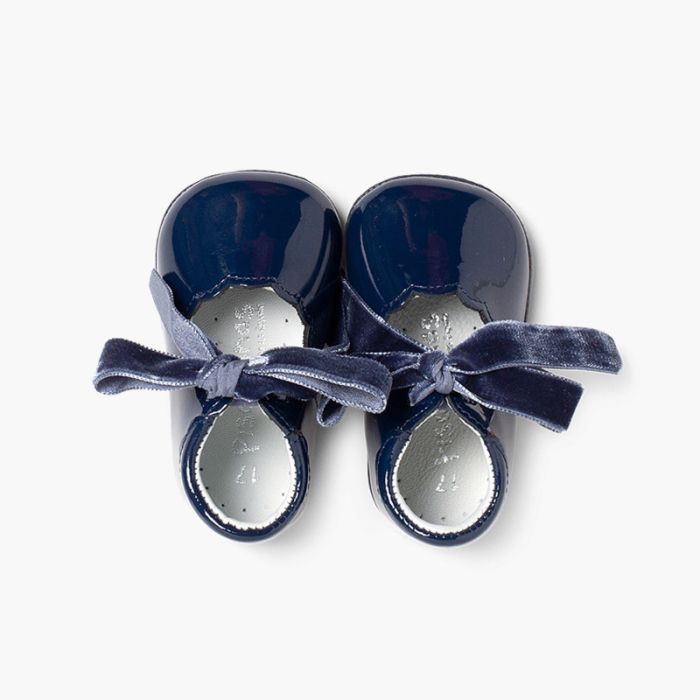 Chaussure bebe fille bleu marine store