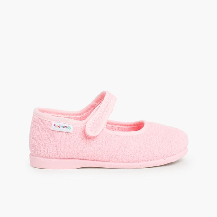 Chaussons babies en Tissu Éponge avec à scratch