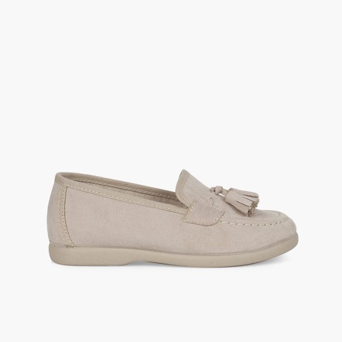 Mocassins pompons serratex