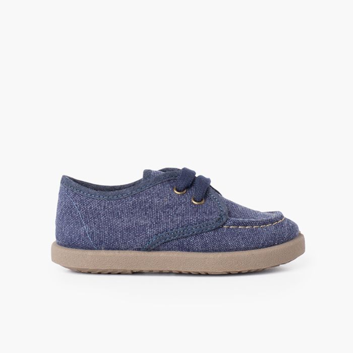 Chaussures Bateau Toile Casual Semelle Sport